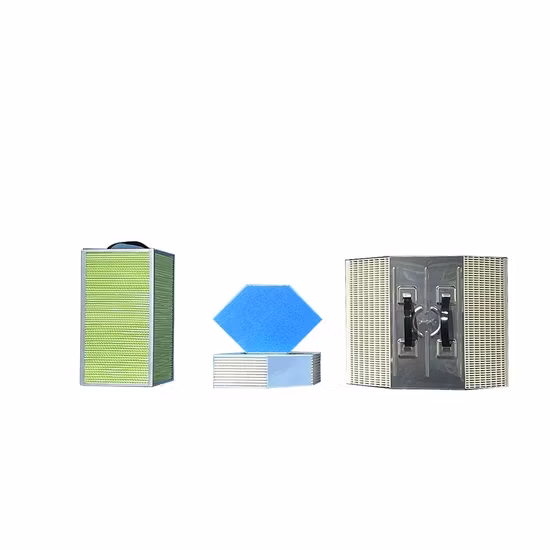 High Filtration Efficiency Low Resistance Large Capacity High Temperature Resistance Lbh Type High Temperature Box Filter